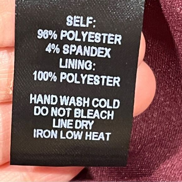 Lulus Sleeveless V Neck Spaghetti Straps Cocktail Mini Dresses size XS burgundy - Picture 10 of 12